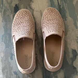 Vionic Blush Perforated Slip-On Sneakers